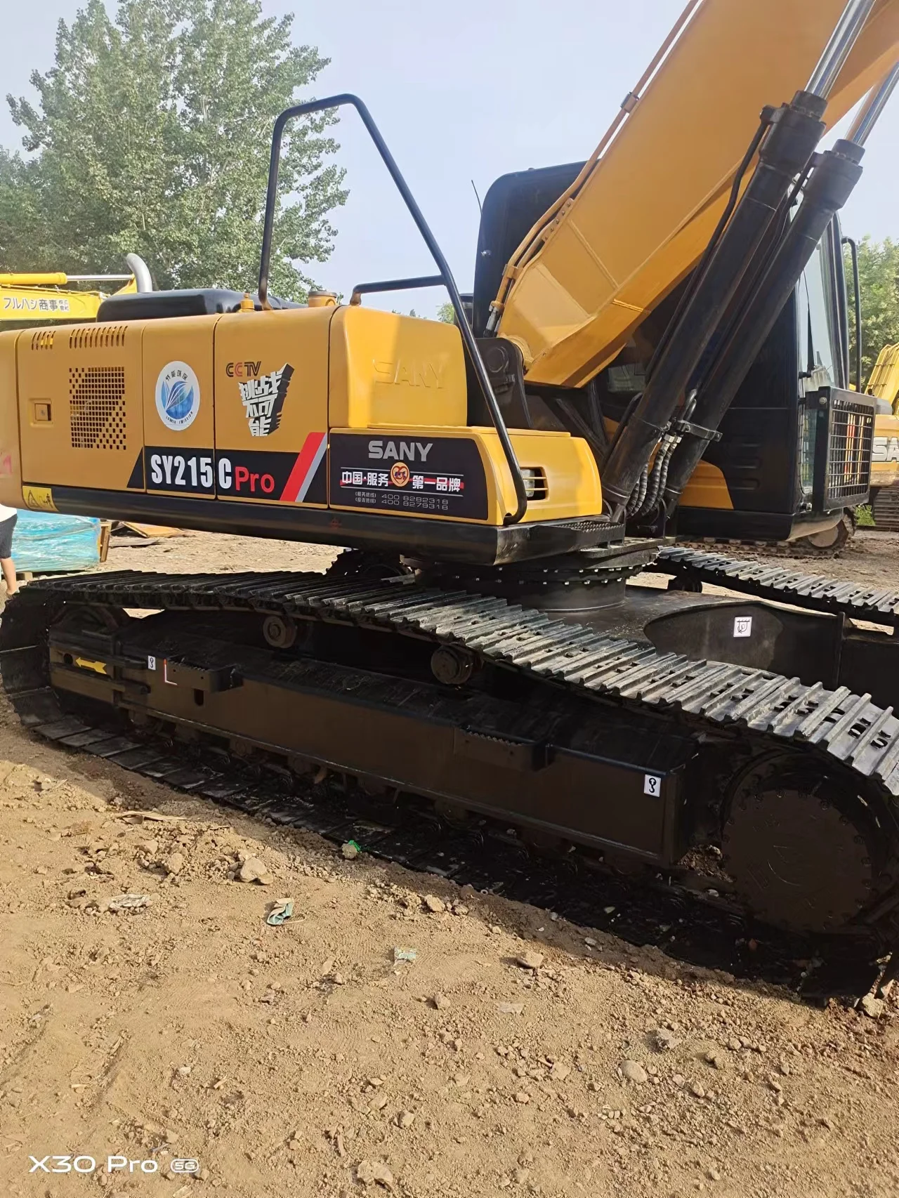 Used high quality SANY SY215C 215c 21 ton hydraulic crawler excavator construction machinery digger for sale