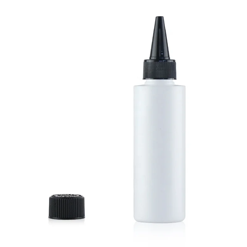 120ml HDPE ink oil tattoo dropper bottle with twist cap