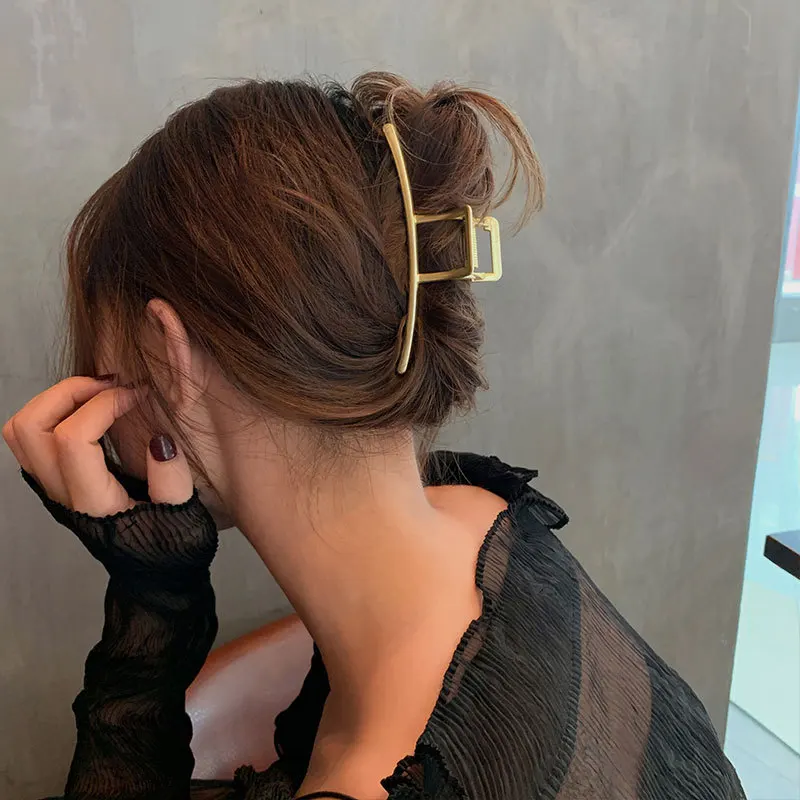 Manufacturers wholesale gripper Metal hair claw clip hairpin ponytail fashion hairstyle suitable for women hair accessories