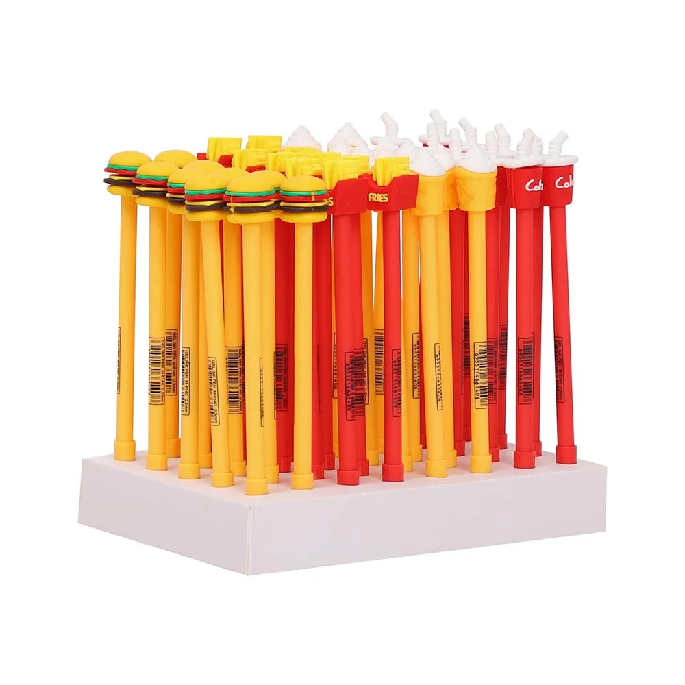 Cartoon Food Toy Lovely Black and White Soft Glue Signature Pen