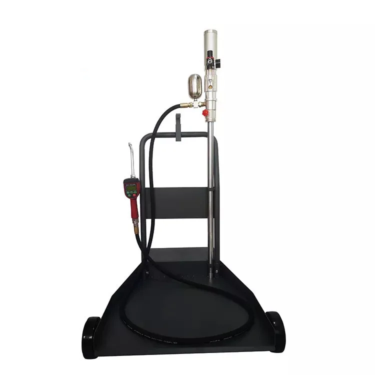 200L Pneumatic Oil Barrel Trolley with Pump Engine Motor Oil Dispenser