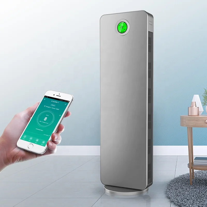 Супер тонкий очиститель воздуха hepa фильтр smart wifi аллергии для домашнего коммерческого 77-132m2