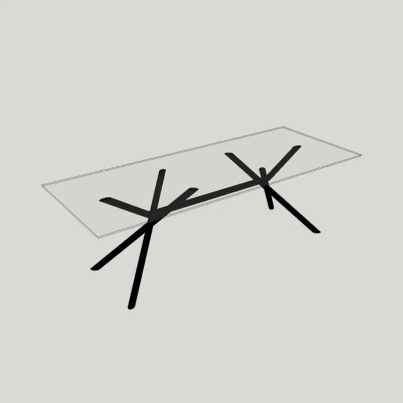 Giopato coombes bamboo table for lema italian furniture meeting room table