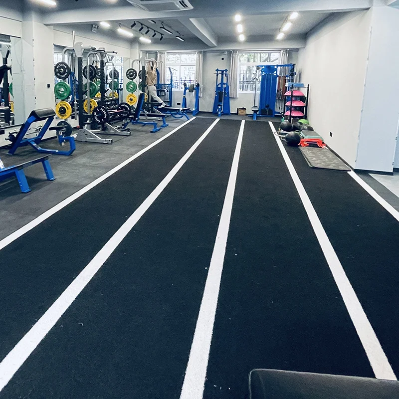 Gym Flooring Turf Pull Sled Turf Meter Marked Gym Artificial Grass
