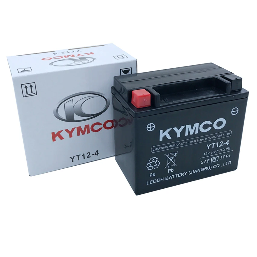 Motorcycle Battery For KYMCO Original Factory Rowing CT250 300 S350 S400 Battery YTX12-4 Storage Battery