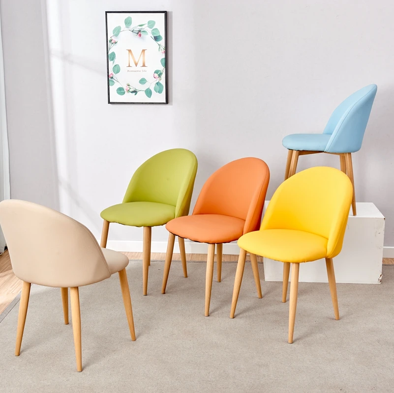 hot sale New design modern restaurant furniture cheap fabric dining chairs