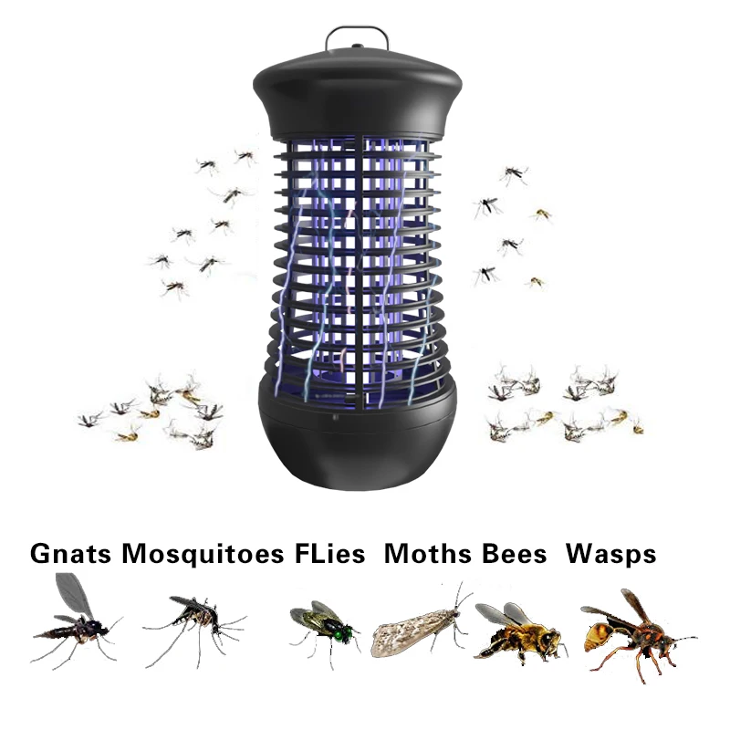 Outdoor Electric 6w uv Killer Lamp Insect Bug Zapper fly killer zapper traps killer mosquito lamp