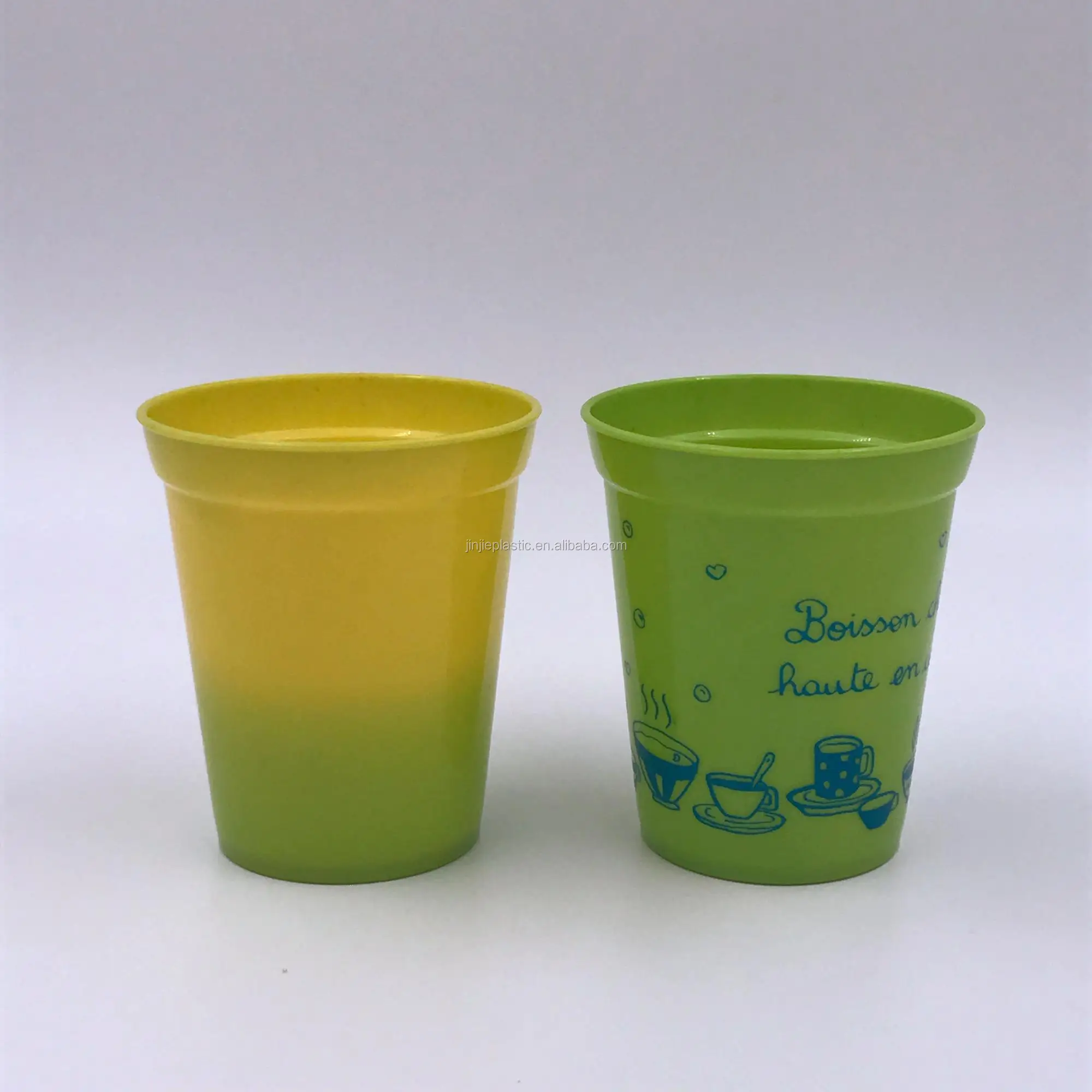 hot selling products, customized printed color changing cup plastic cup