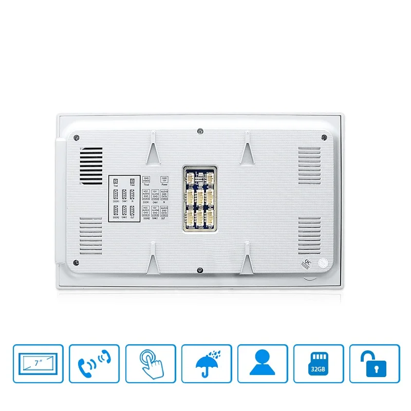 Tuya APP Smart home SIP door entrance visiophone filaire IP video intercom Android/IOS mobile phone remote control