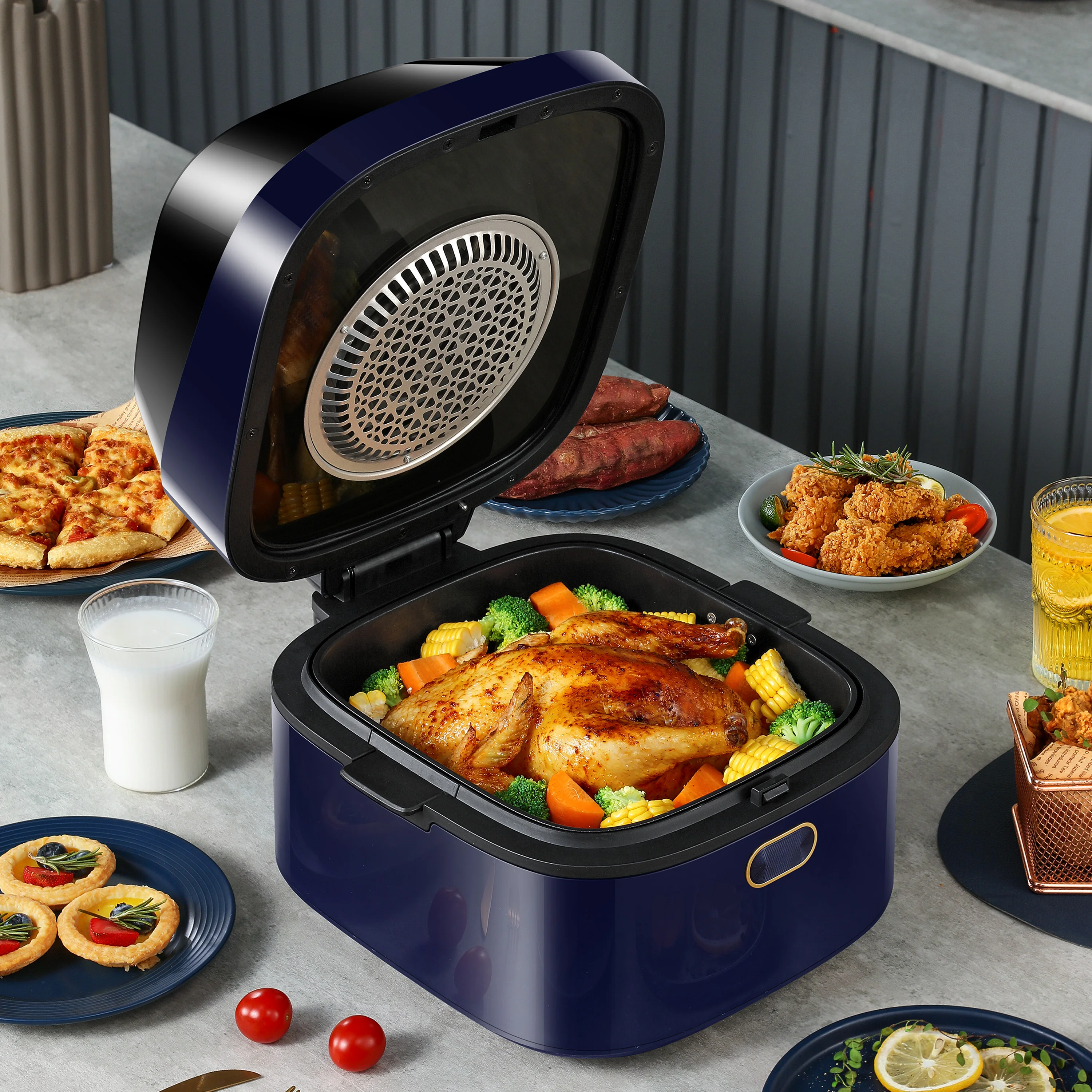 Hot high quality 8l air fryer new price kitchen Electric buy air FRIER ali baba china air fryer oven and grill