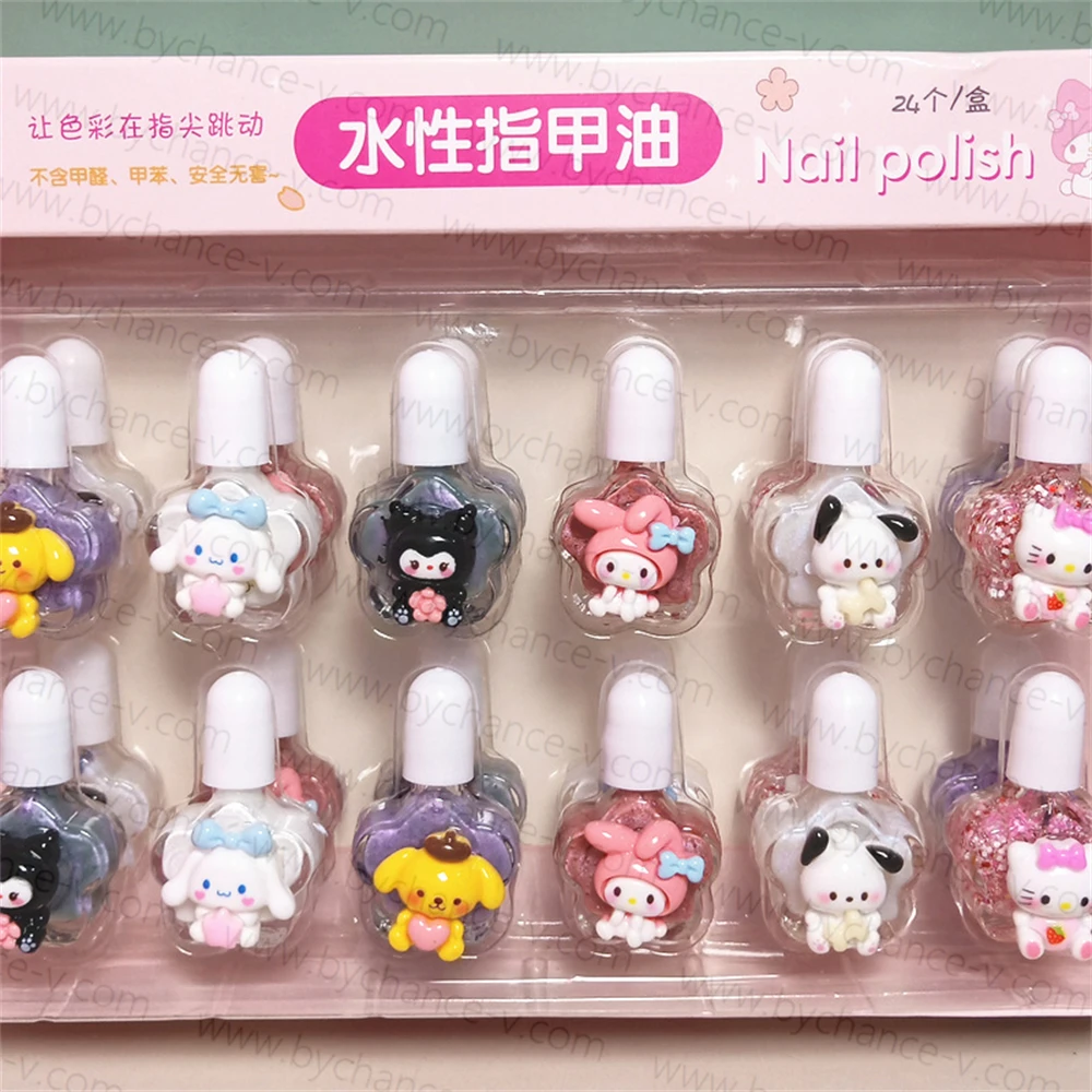 little girls party favors popular cartoon glitter nail polish for girls pretend princess games cosmetic supplies