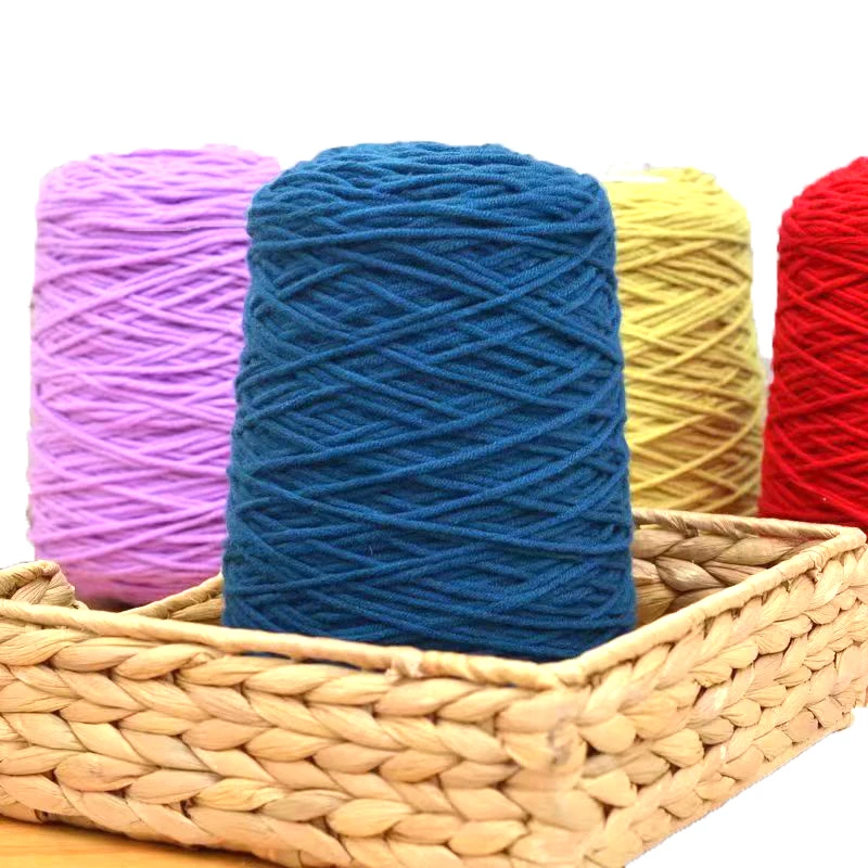 Wholesale Lizda Brand Tufting Gun Yarn 3mm Thickness 400 grams per Cone 8ply Tufting Yarn for Rugs and Carpet Tufting