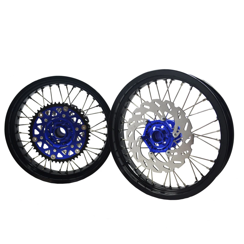 YZ 125 250 cc motocross rims wheels motard enduro wheels for YAMAHA moq 1set