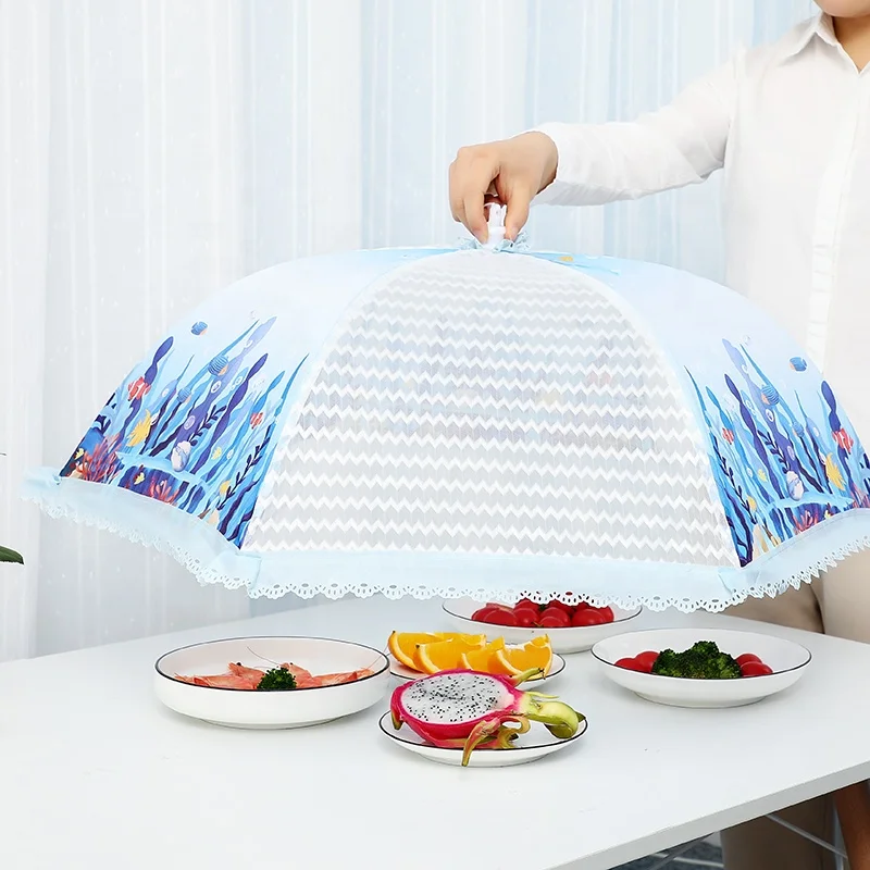
Size:S Umbrella Picnic Kitchen Anti Fly Mosquito Net Table Tent Meal Cover Table Mesh Kitchen Tools Food Cover 