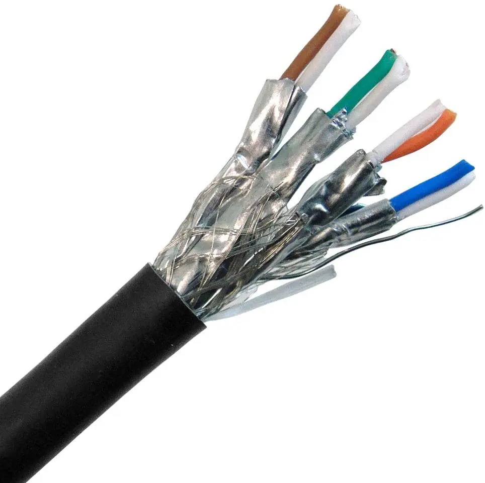 high frequency 23AWG Shielded Twisted Pair Cat7  Cat 7 FTP SFTP  network cable Ian cable