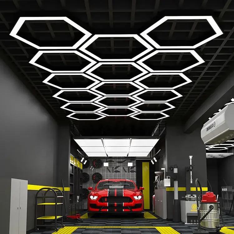 Professional Custom Commercial Lamp Auto Parts Energy Saving LED Light Ceiling Light Led Hexagon Light