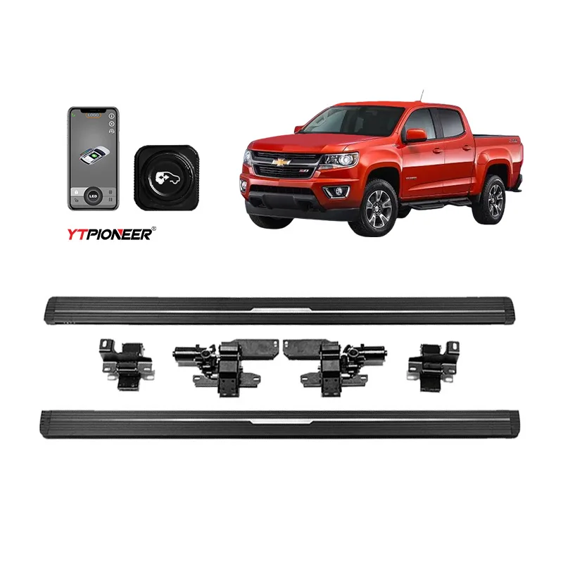 YTPIONEER Beat Price Elaectric Running Board Retractable Side Steps 4X4 Pickup Power Door Pedal For Chevy Colorado Step