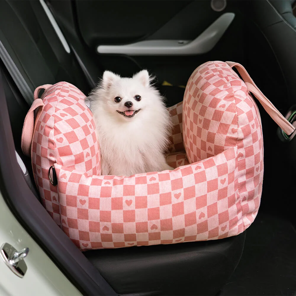 2024 New product Dog Car Seat Pet sofa Bag Travel Carrier Bed Washable cover waterproof Small Medium Pets dog car seat cushion