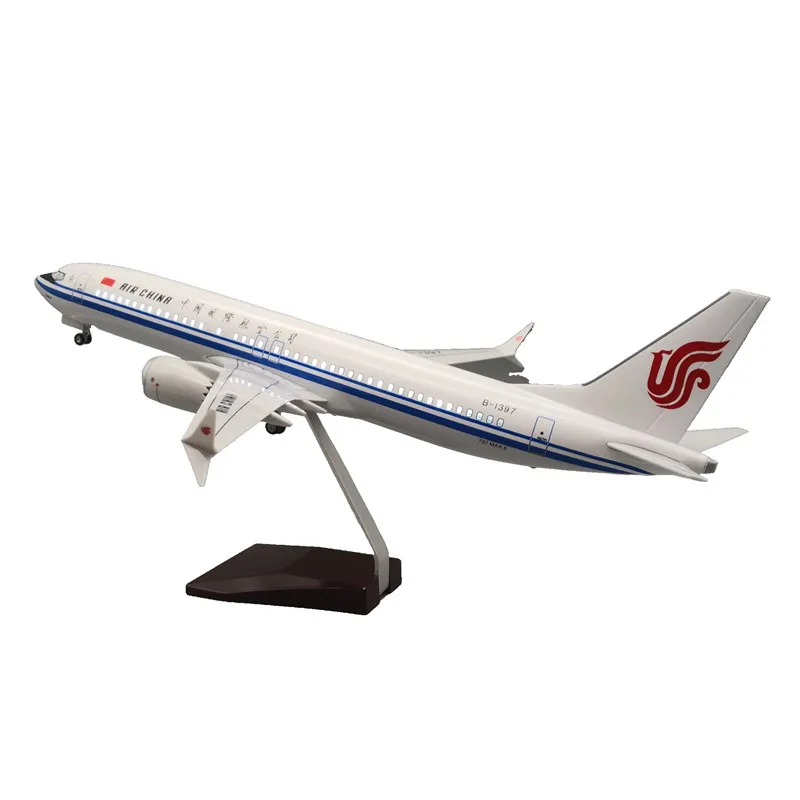 Souvenir Gift Large Scale 1:85 47cm Boeing737 MAX8 Air China Decorative Model Airplane