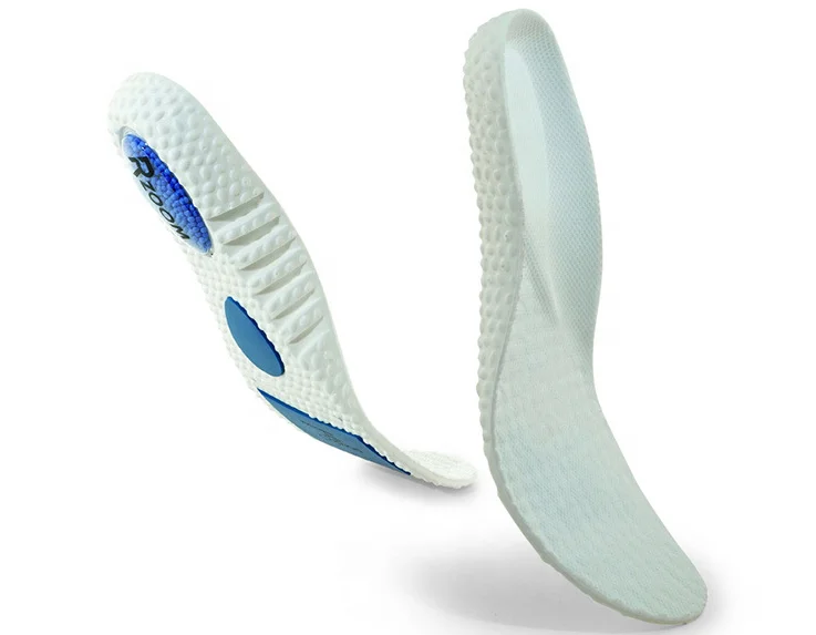 Popcorn Air Cushion Shock Absorbing Athletic Insoles PU Breathable Cuttable PORON Insoles