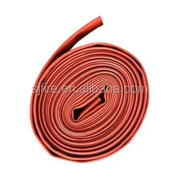 Chinese Manufacturers red Lightweight layflat compressed air hose 13bar 80mm