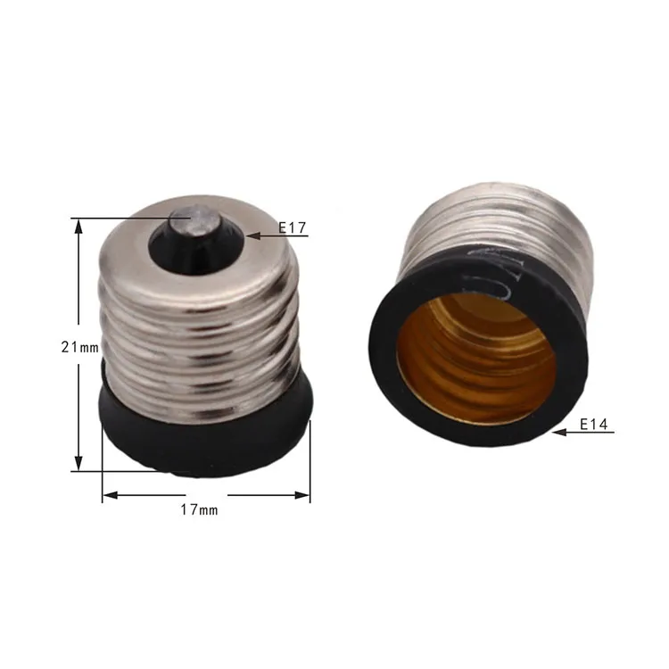E17 to E14 conversion lamp holder light base converter LED adapter screw lamp socket E17-E14