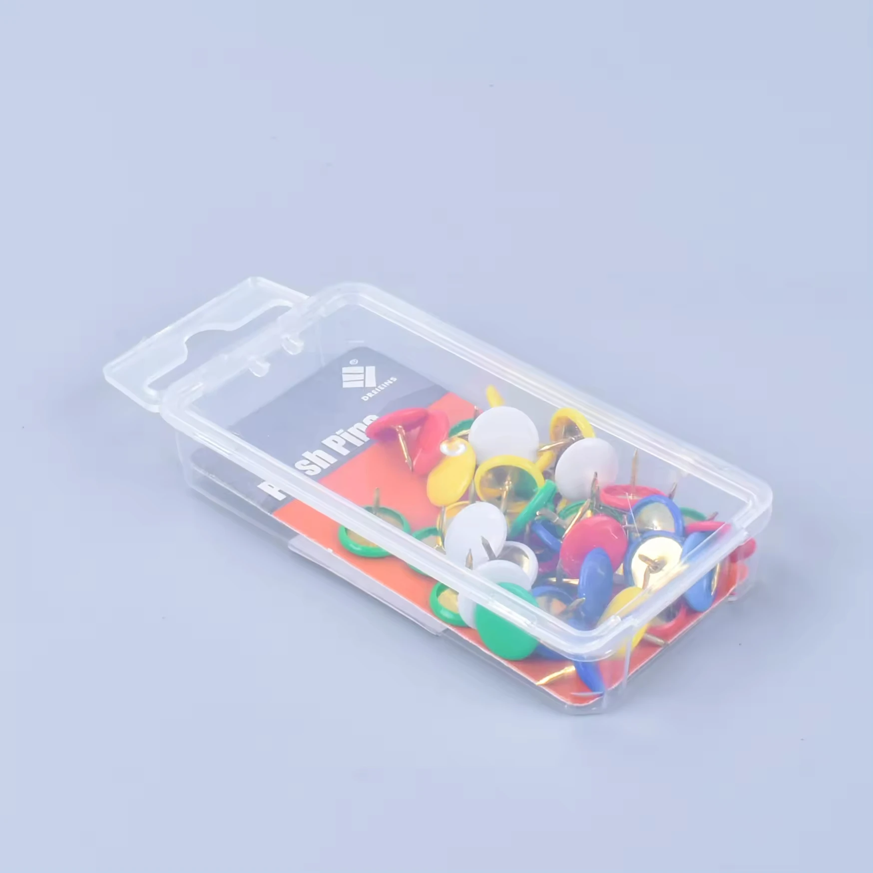 Shanfeng Colored Map Thumb Tacks Decorative Push Pins With Round Plastic Head