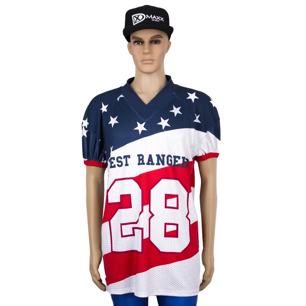 Молодежные мужские трикотажные изделия для американского футбола, дышащие спортивные костюмы для тренировок по футболу