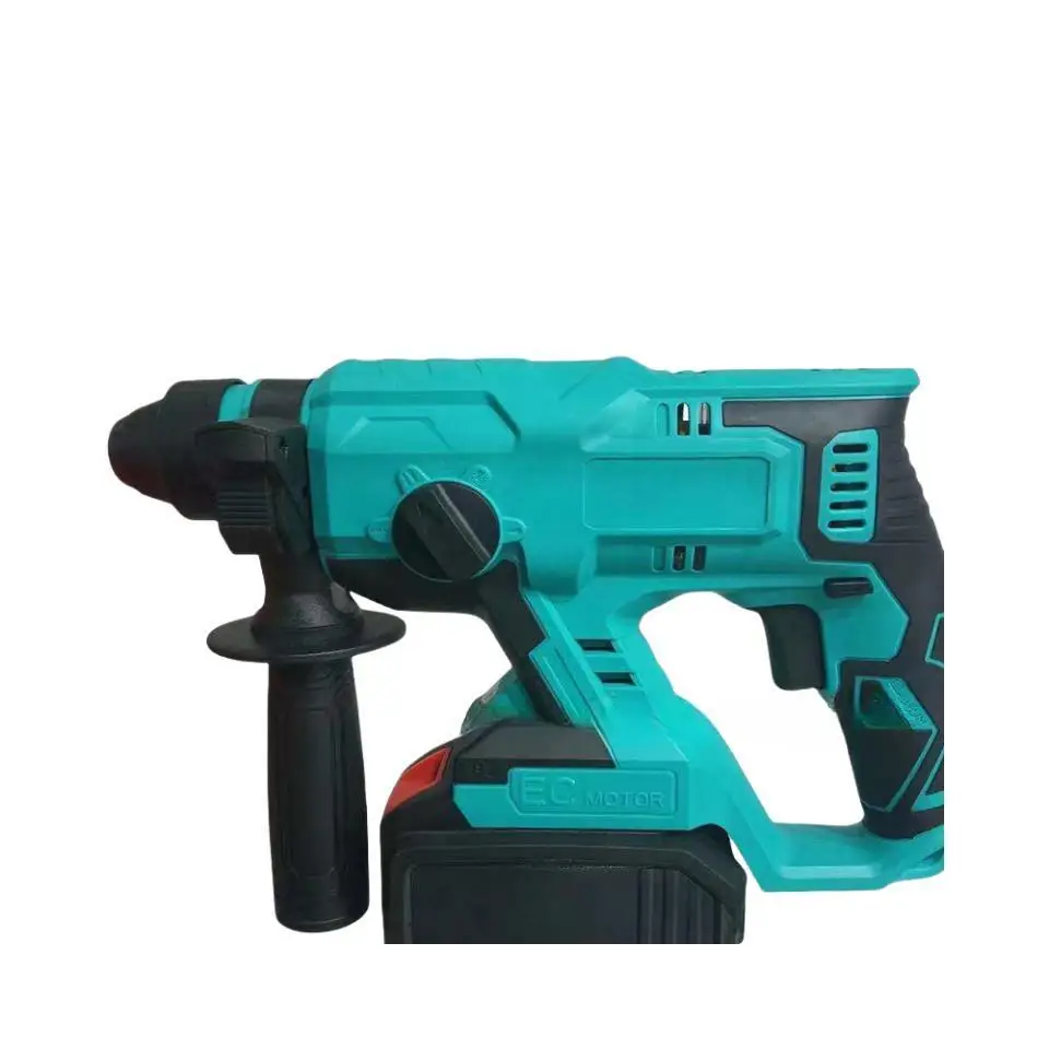 Professional DIY Electric Concrete Demolition Hammer Drill Set Impact Power Mul-Function Rotary Hammer Battery China-made