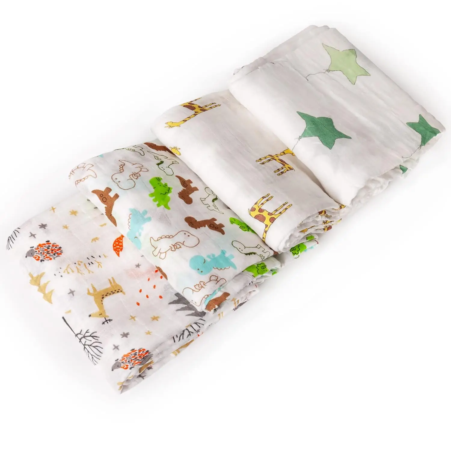 stock 110*120 cm 145 g/pc baby 2 layers muslin 30% cotton manufacturer baby 70% bamboo swaddle blanket muslin