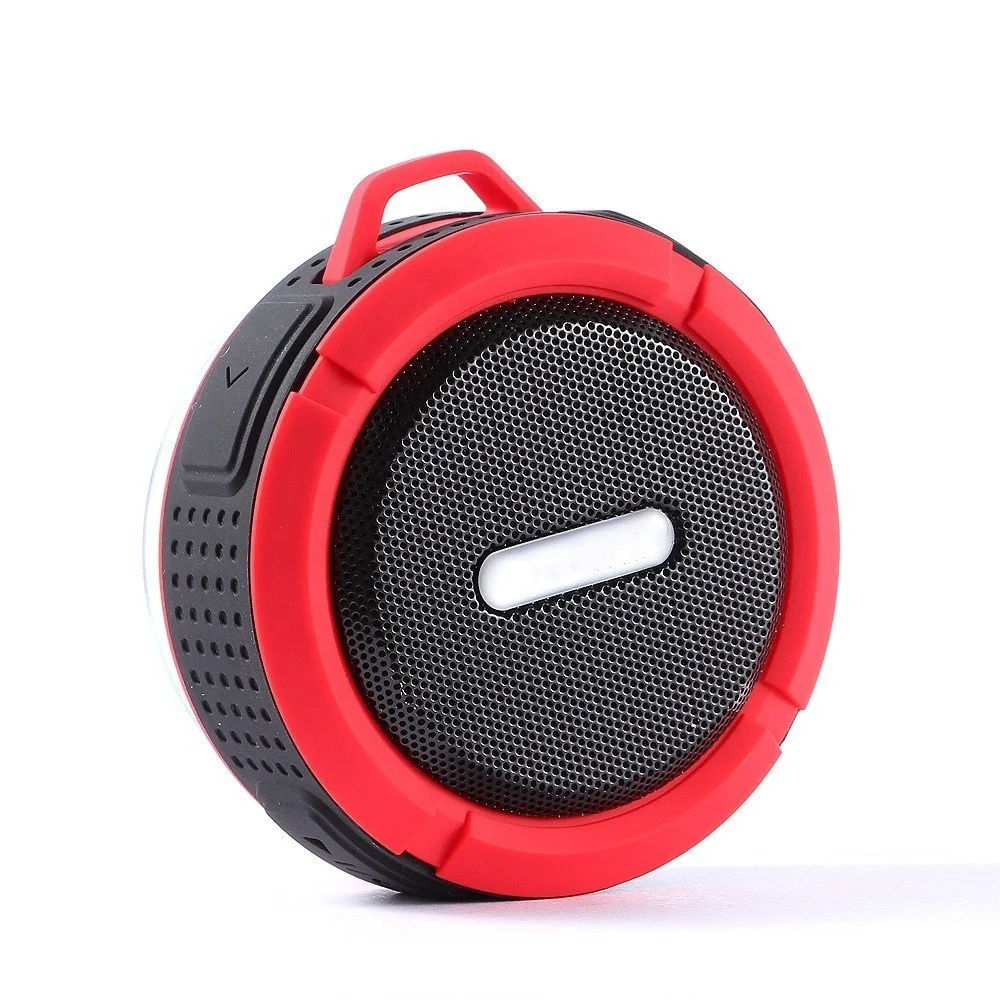 HD outdoor retro spekers waterproof portable mini bluetooths speaker wireless with microphone Suction Cup Sturdy Hook