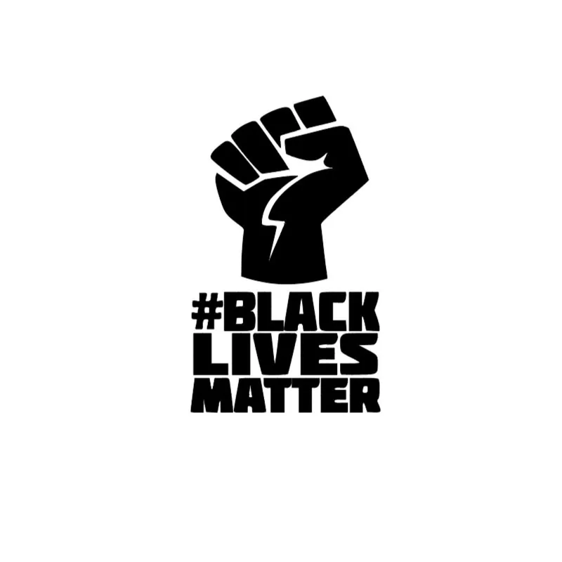 
 Виниловая наклейка Black Lives, наклейка на автомобиль, наклейка на бампер Floyd George, наклейка в виде кулака  