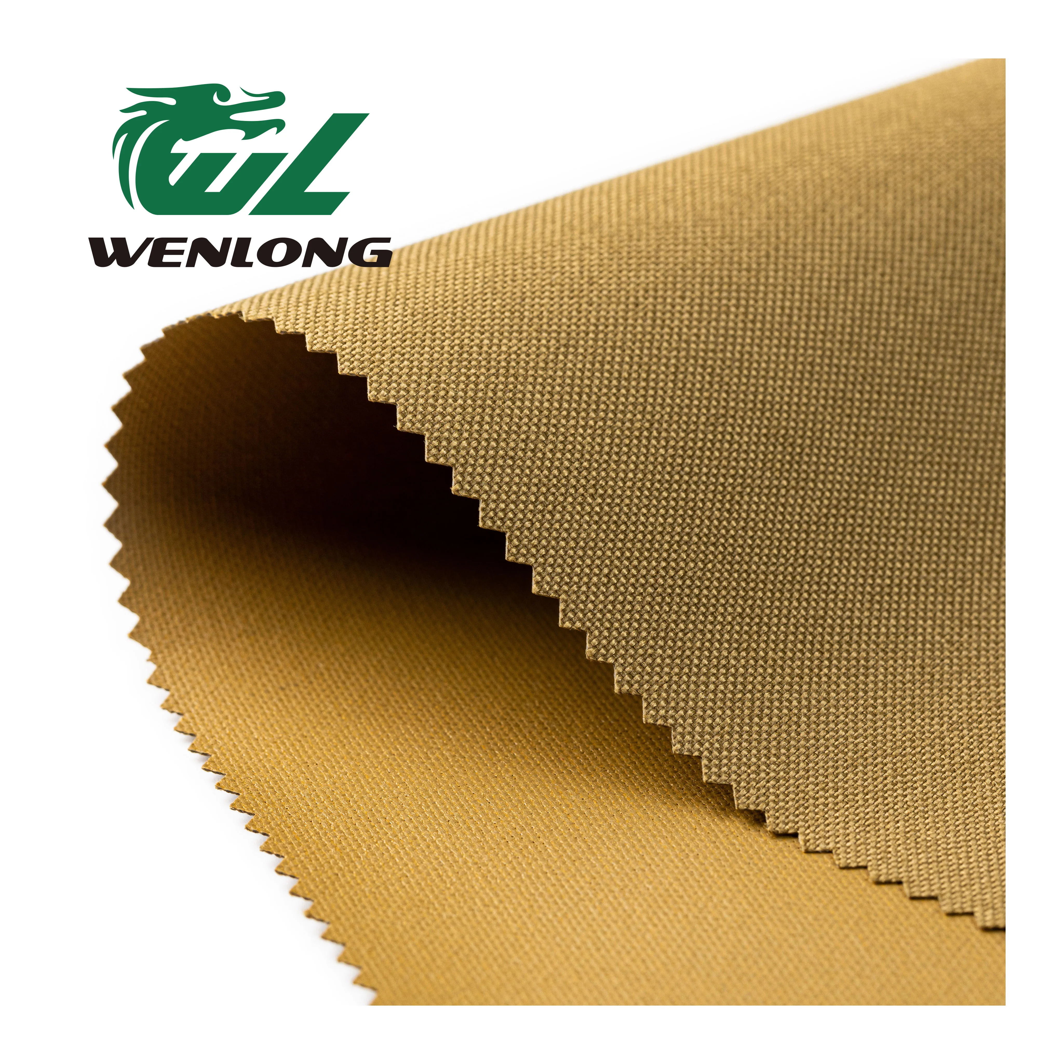 1000D Plain Dyed Anti Tearing Dark Brown Camouflage 100%Poly ATY Cordura Woven Fabric WR For Tent