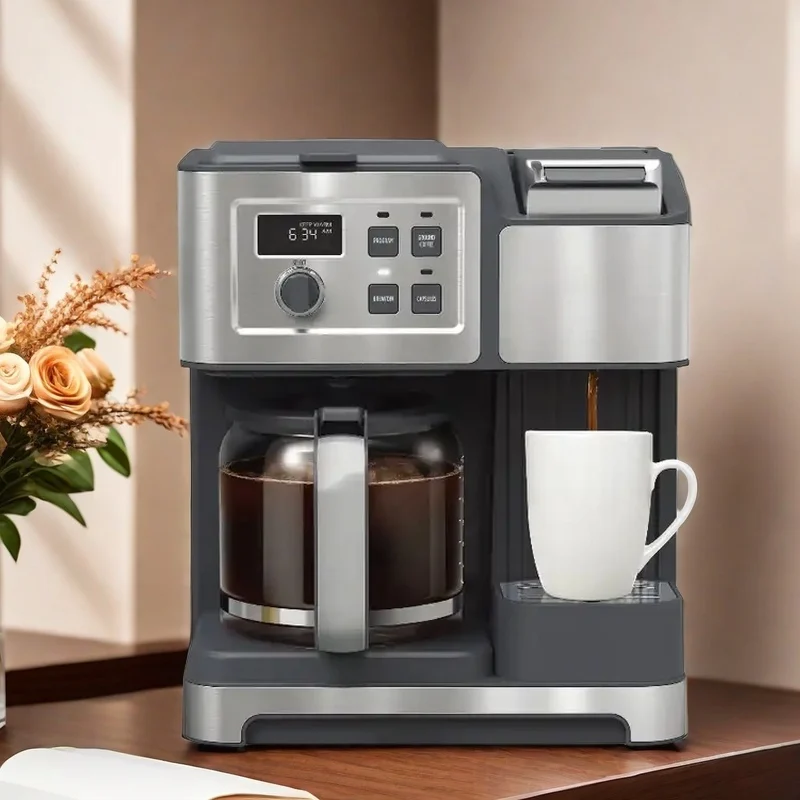 Multi Function K Cup Pod Ground Brew Strong Coffee Roasting Machine Maker for Hotel Home With Pump