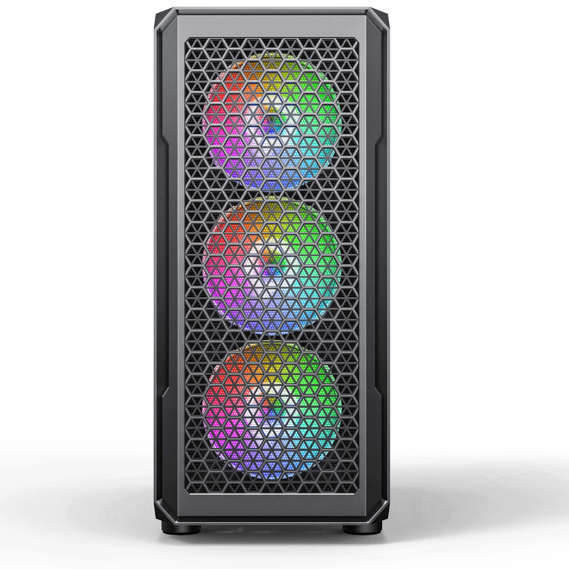 SAMA корпус компьютера из закаленного стекла ATX Mid Tower игровой для USB3.0 ПК