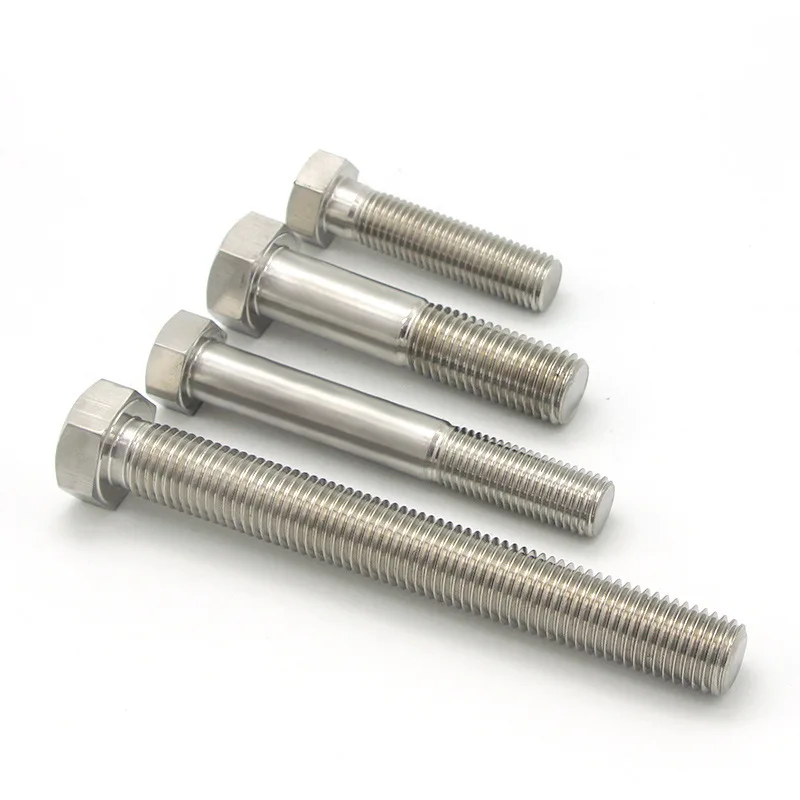 Good Quality A2-70 A4-80  ANSI B18.2.1 GB5783 Bolts Hex Bolt ISO4017 Hex Head Bolt DIN933