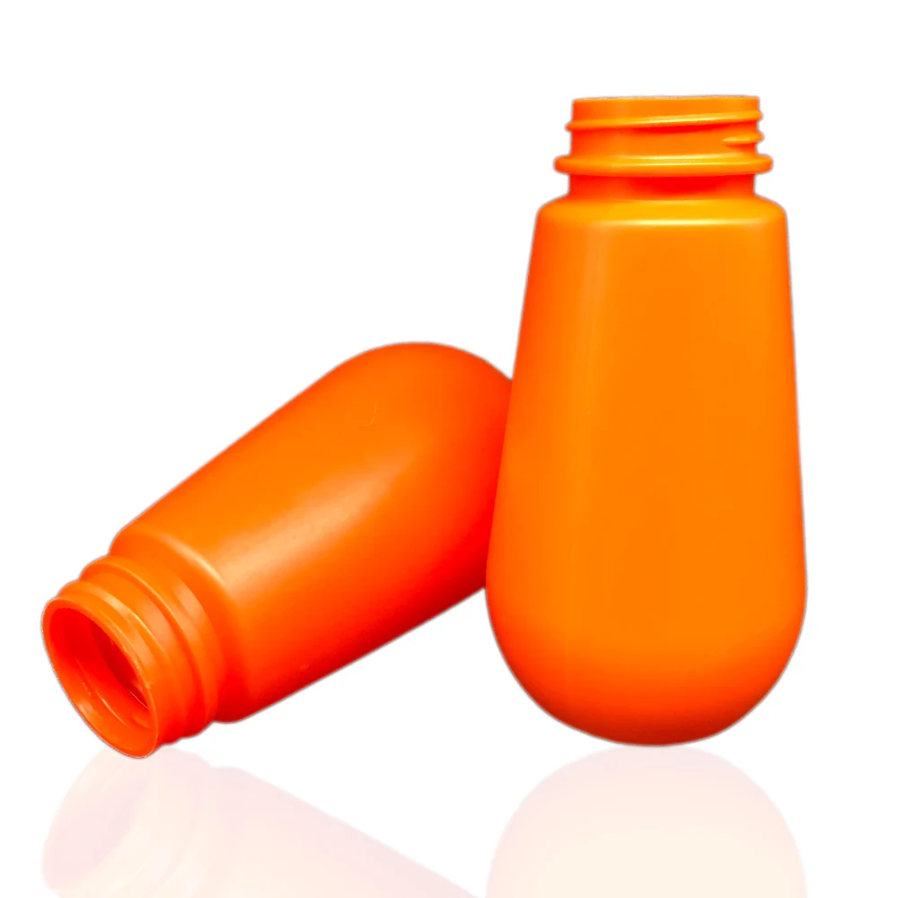 250ml Plastic round Ketchup Squeeze Bottle with Screw Cap PP Material for Food and Sushi Customizable Decal and Logo Printing