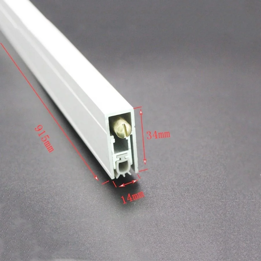 Fireproof Heavy Duty Surface Mounted Aluminum Automatic Door Bottom Drop Seal Strip