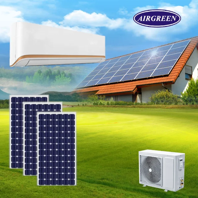 
ON GRID HYBRID 3500 W 12000 BTU 1.5 HP 1 TON SOLAR POWERED AC AIR CONDITIONING FACTORY CHEAPER PRICES SOLAR AIR CONDITIONER 