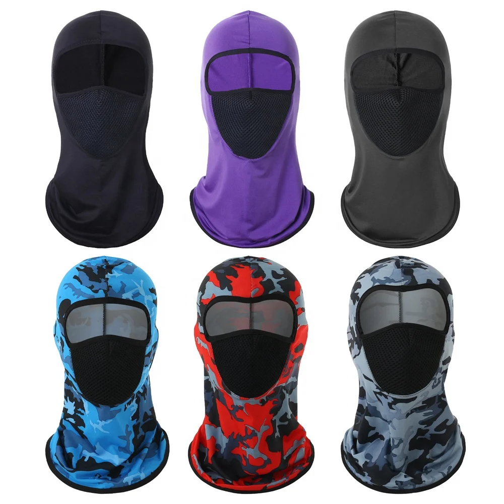 Camouflage Hood Ninja Outdoor Cycling Motorcycle Hunting Military Tactical Helmet Liner Gear Full Face Mask