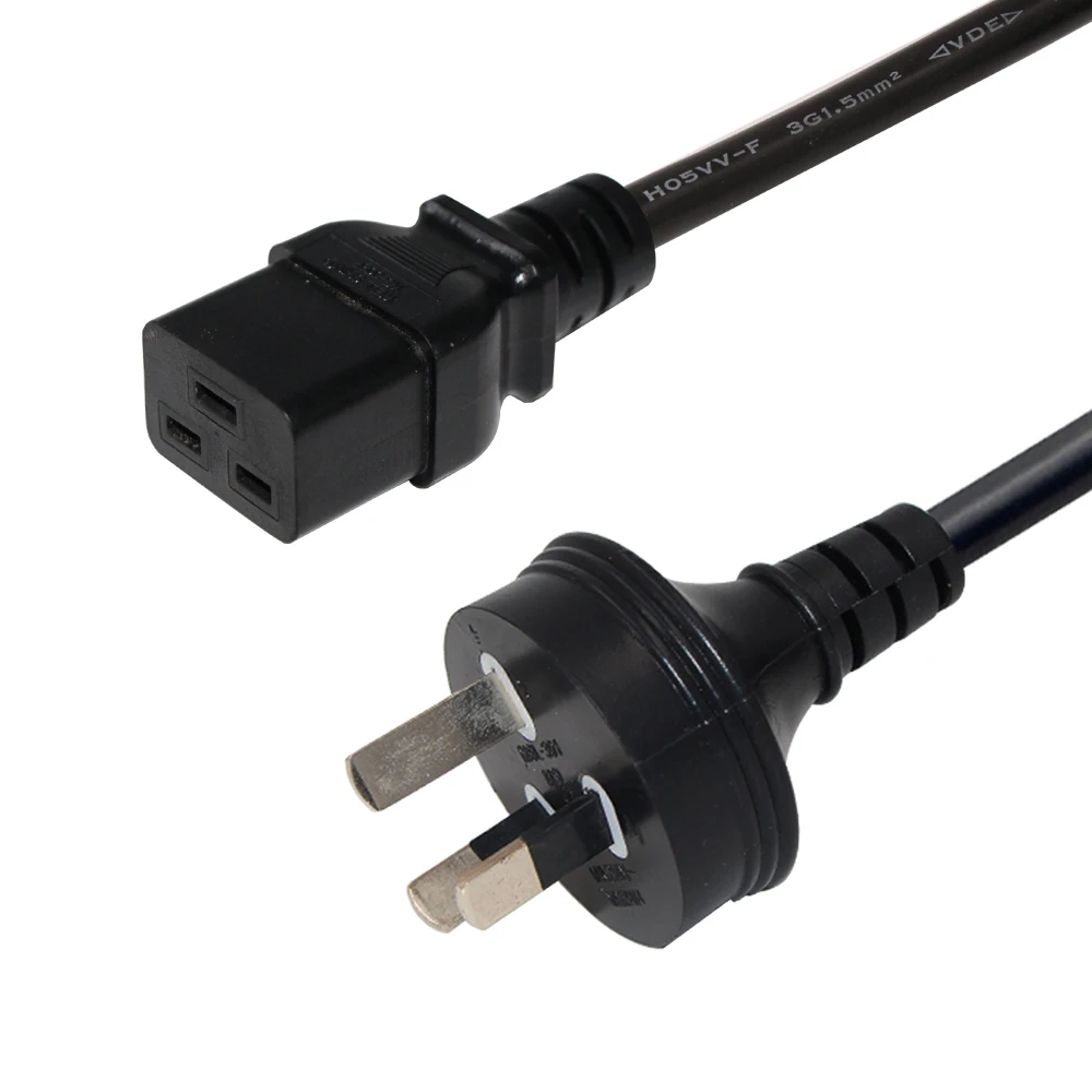 Certified ac power cord european vde standard, imq, ul etl standard ac power cord 3 pin 6ft  power lead
