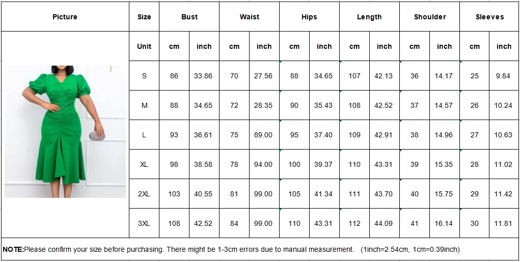 Customized New Design Women Wear Plain Color Ruffled Working Dress Green Beautiful Elegant Office Lady Pencil Career Dresses