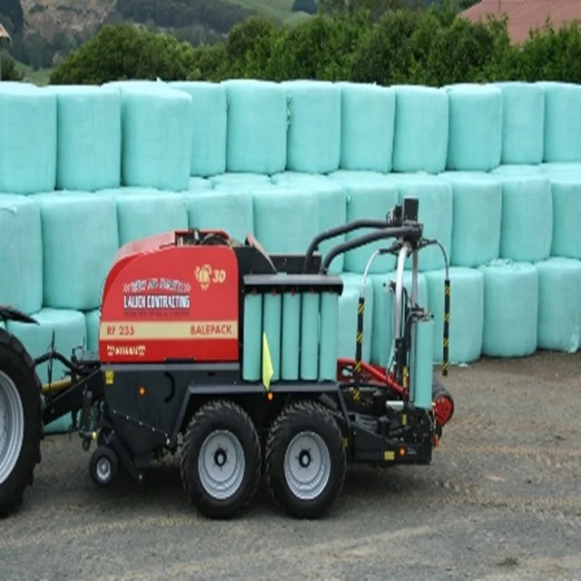 light green silage wrap films ,haybale film