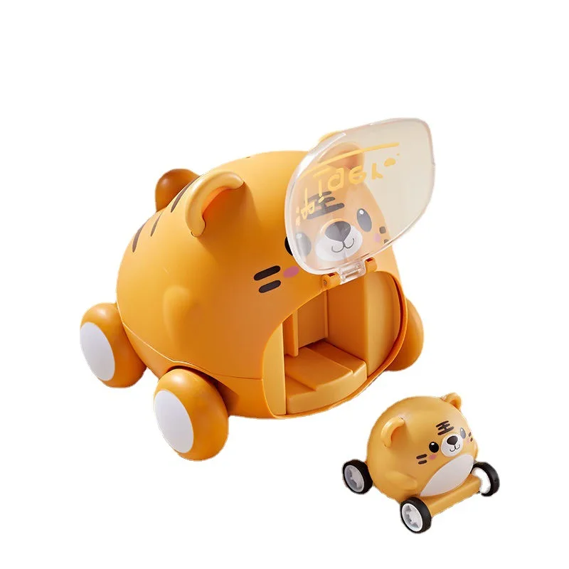 Tiktok мультфильм устойчивый к падению мужской и женский инерционный автомобиль собака медведь детские игрушки маленький детский игрушка