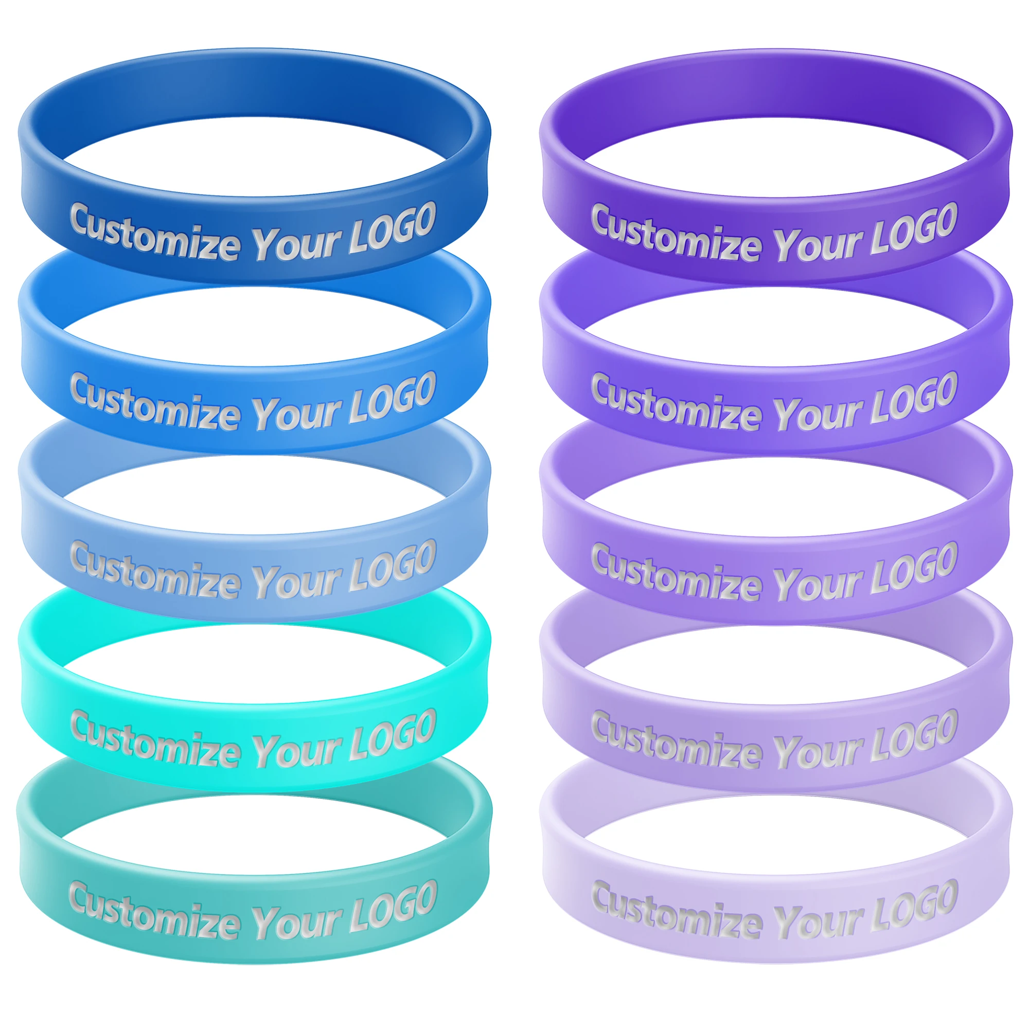 Cheap Plain Silicone Wristbands Elastic Embossed Rubber Bracelets Wrist Band Silicone Wristbands With Logo Custom