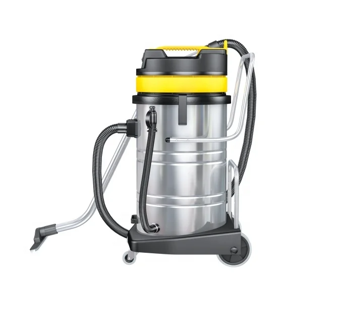 Industrial suction machine 3000W  capacity 80 liter for wet and  dry  dust collector