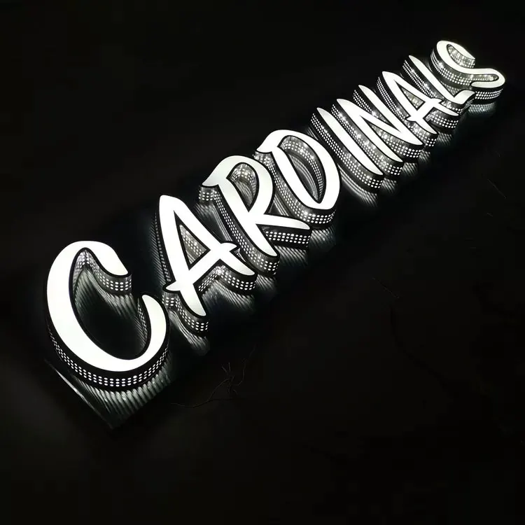 3d letters exterior hookah supplies led sign