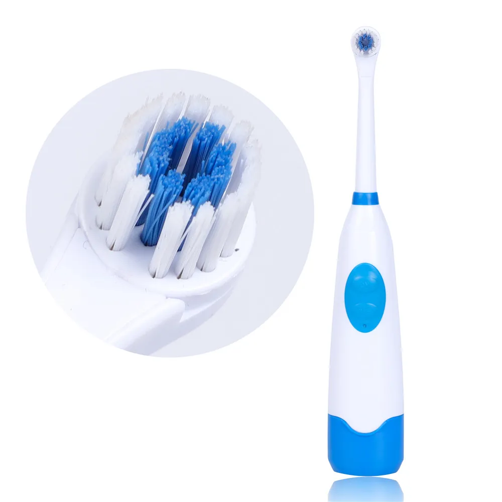 Smart OEM Travel Battery Operated Electric Toothbrush 3 in 1 Spinning Electric Toothbrush