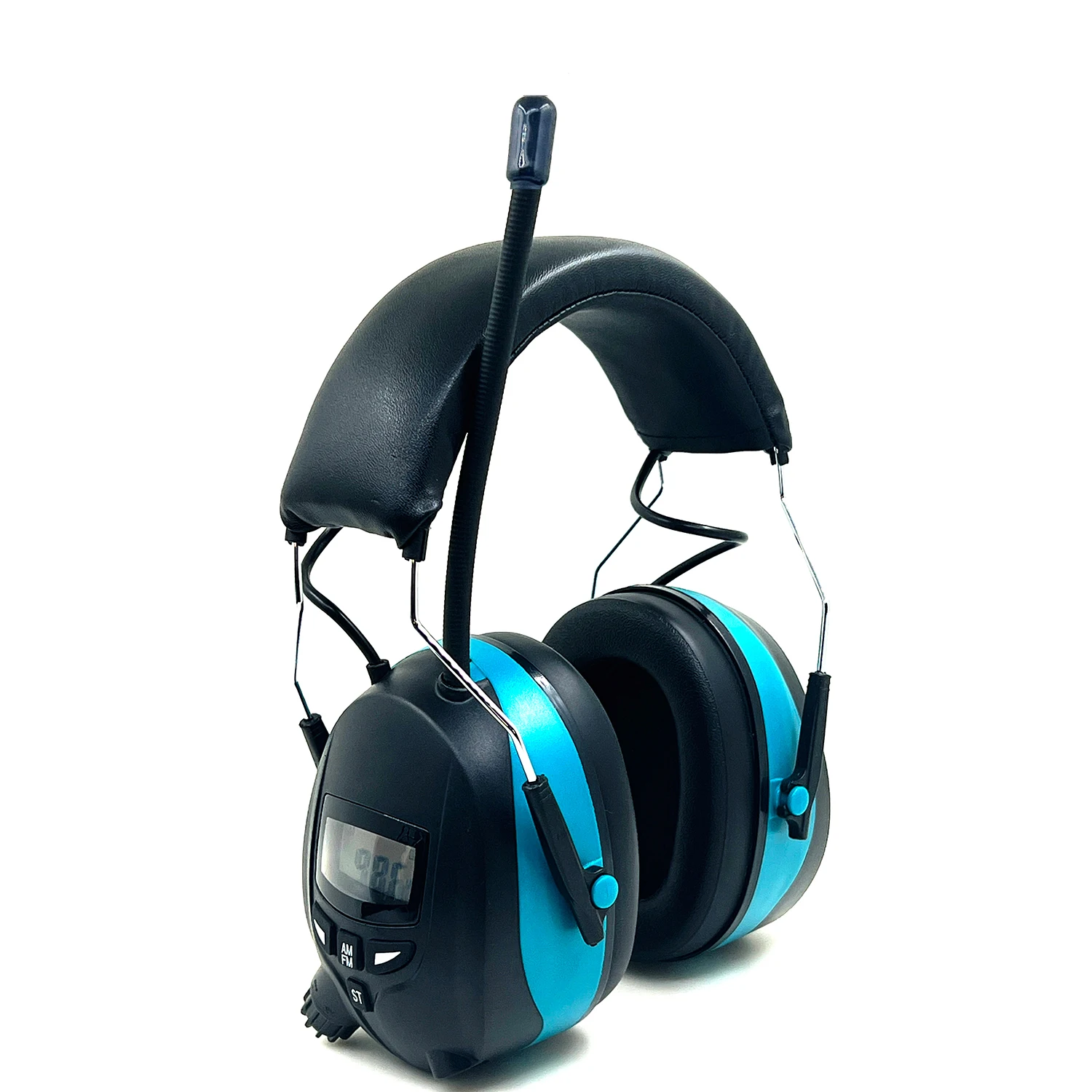 Bluetooth Headset Noise Reduction Hearing protection With FM DAB Radio Headphones Cancelling Ear Rechargeable
