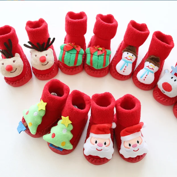 
New Christmas Wholesale Custom Size Cartoon Tube Funny 3D Baby Socks/Baby Socks 3D 